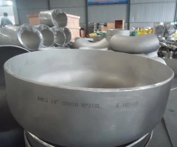 Καπάκι ASME από Ανοξείδωτο Χάλυβα SS316L 5